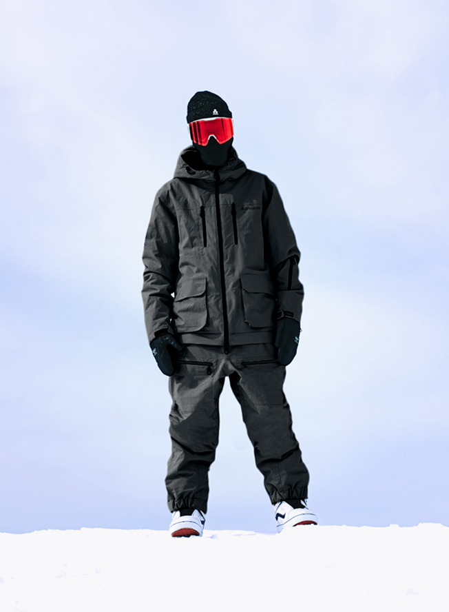 Men's 2-in-1 Snow Suit, Blackout - oneskee-ltd-us