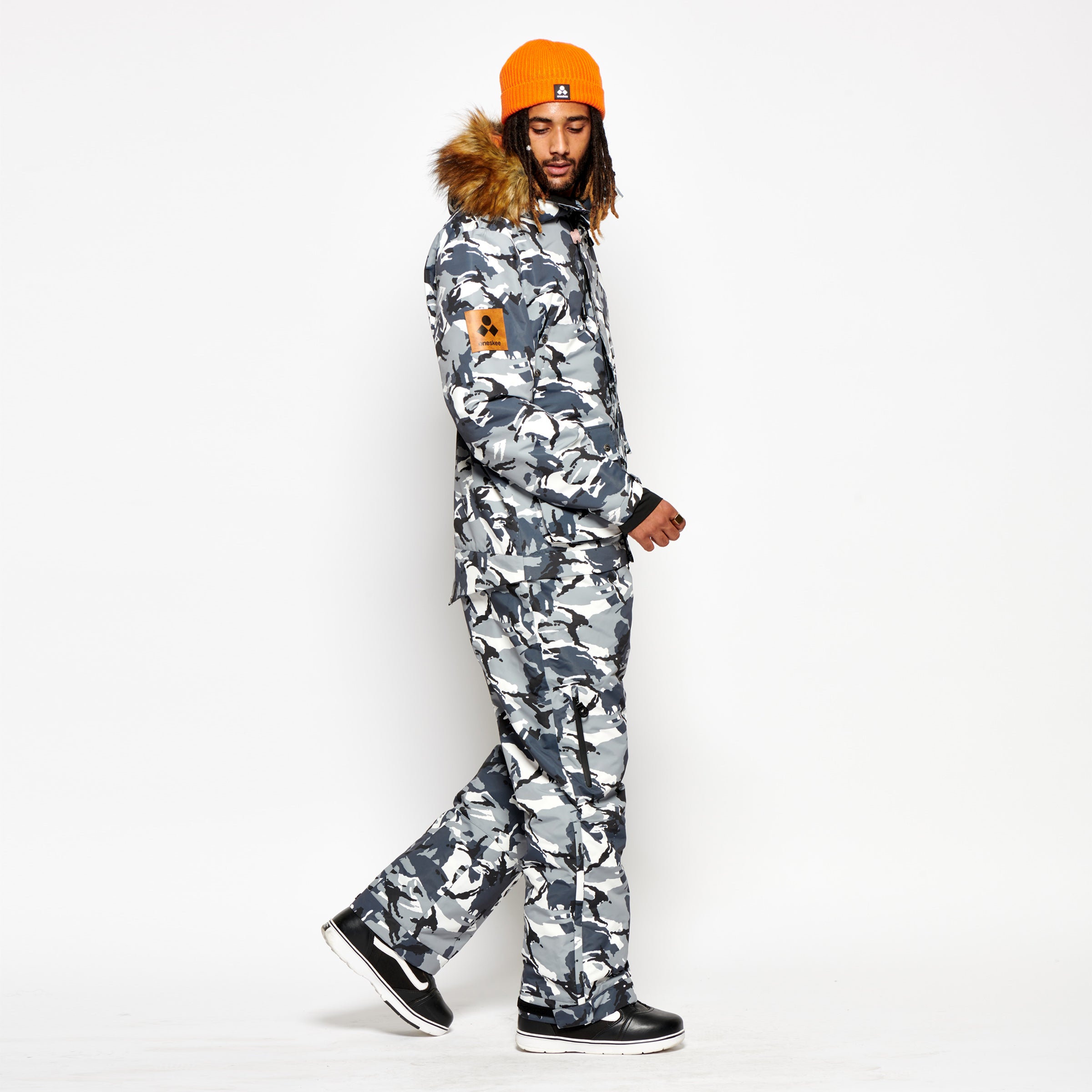 Men's 2-in-1 Snow Suit, Grey Camo