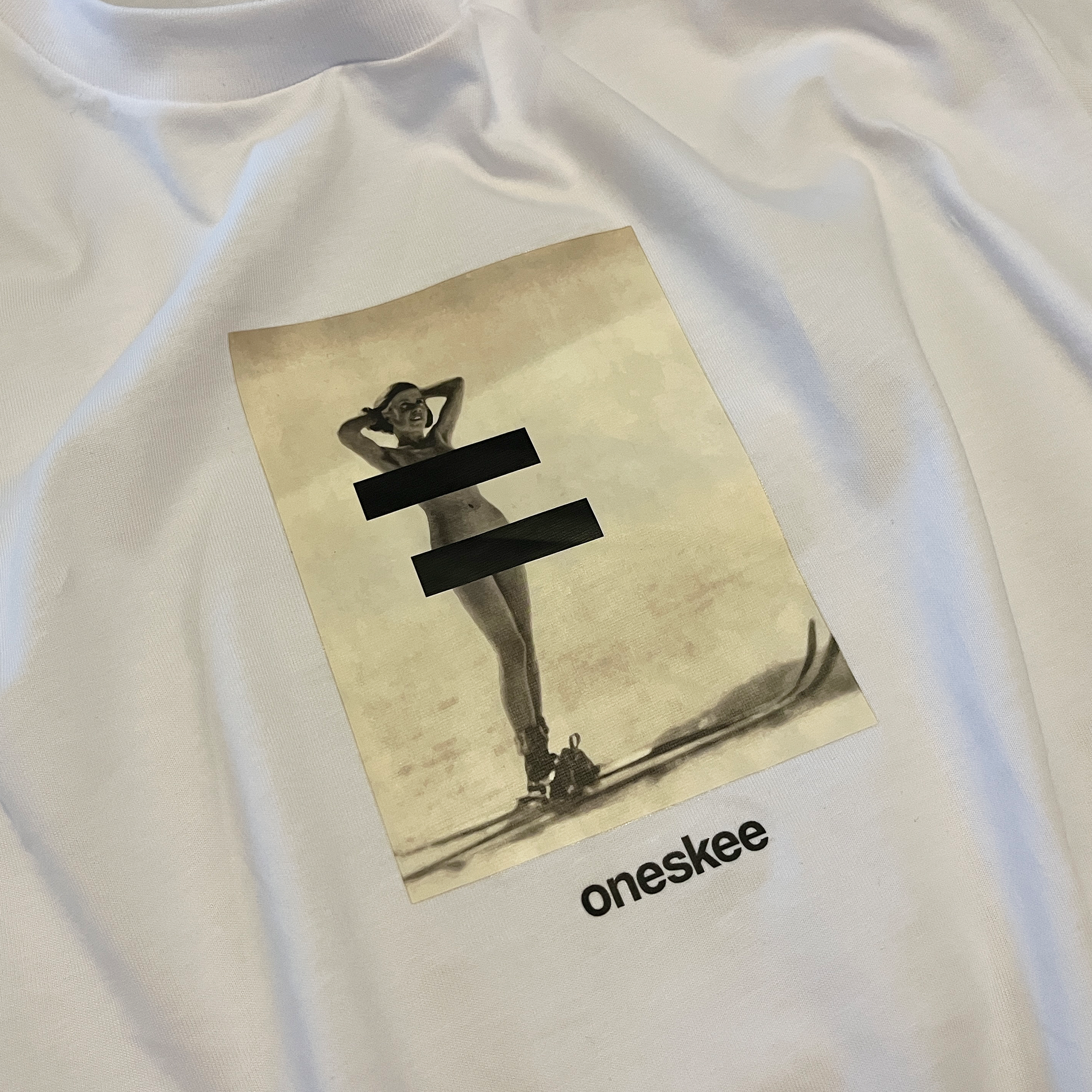 Censored LS Tee, White