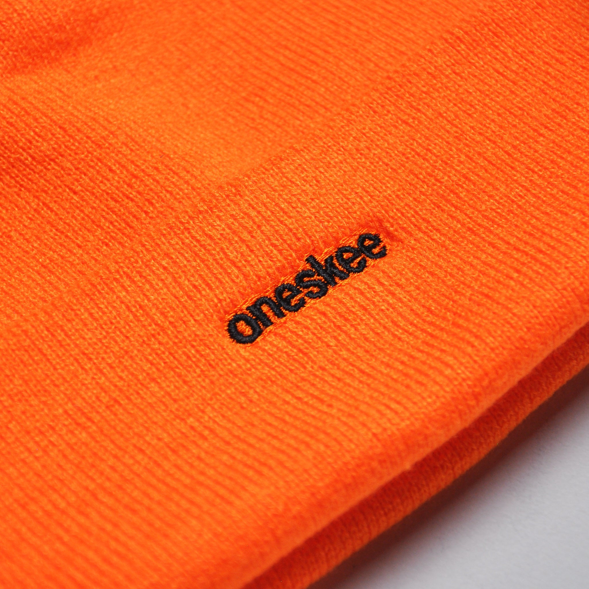 Essential Logo Beanie, Orange - oneskee-ltd-us
