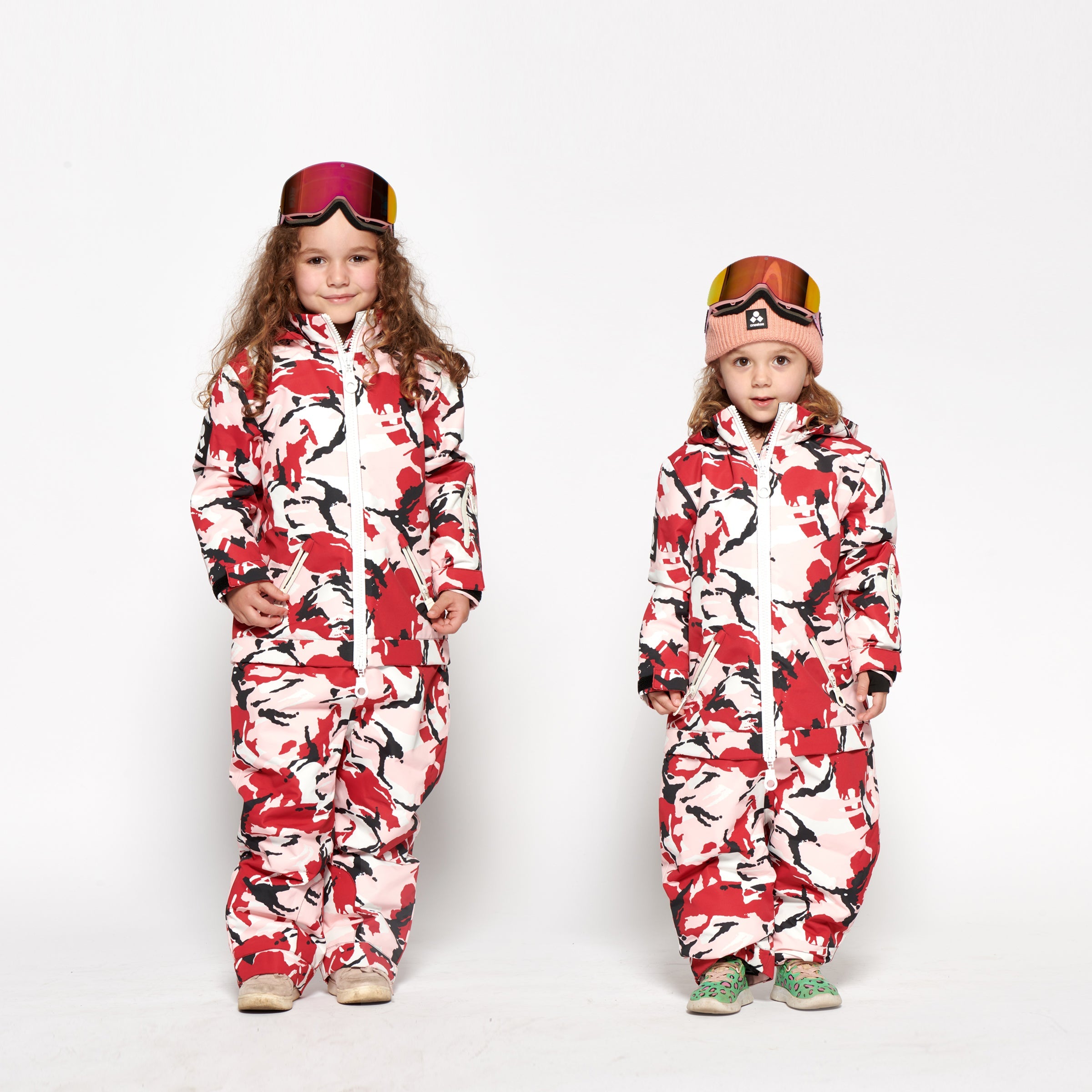 Kids 2-in-1 Snow Suit, Red Camo