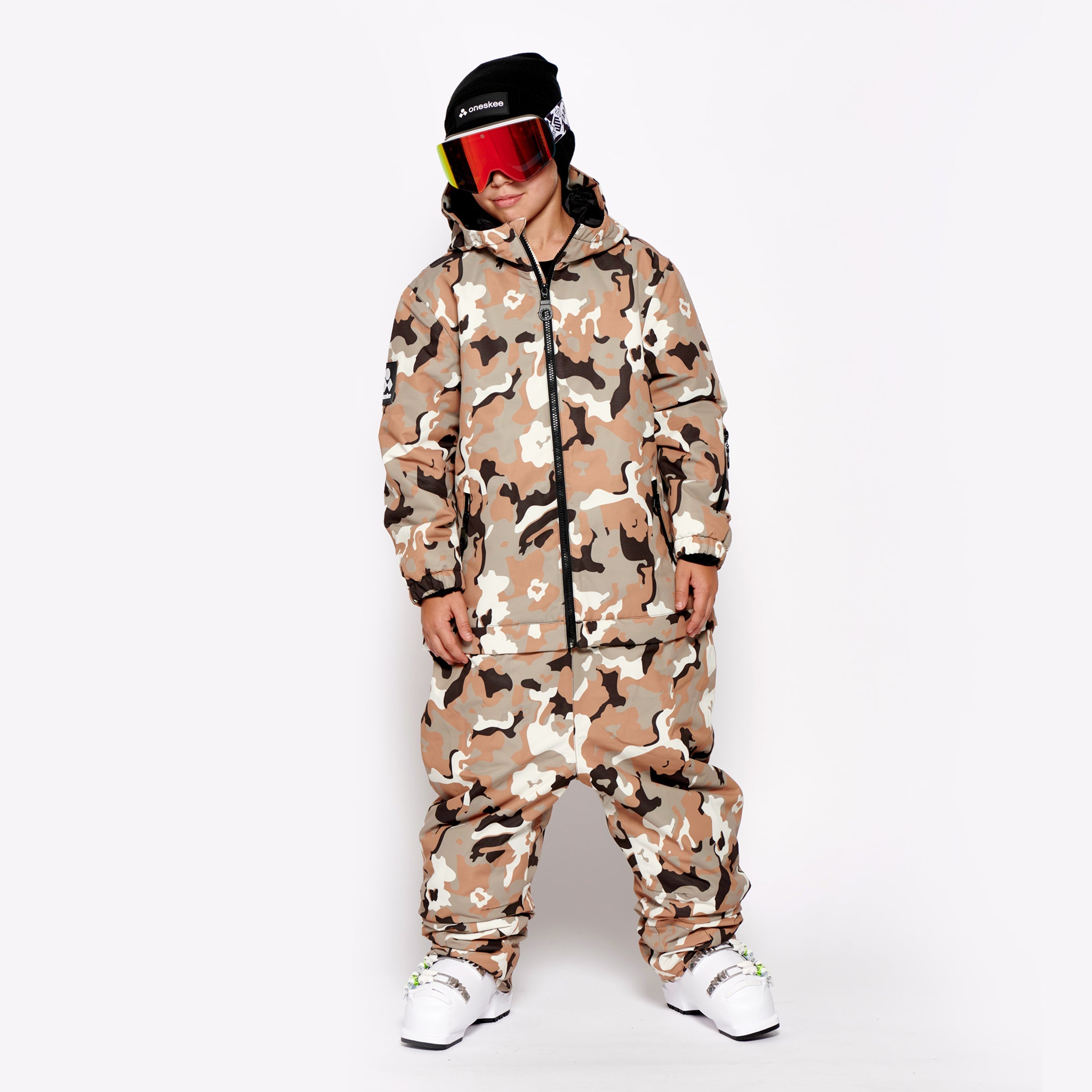 Kids 2-in-1 Snow Suit, Brown Camo