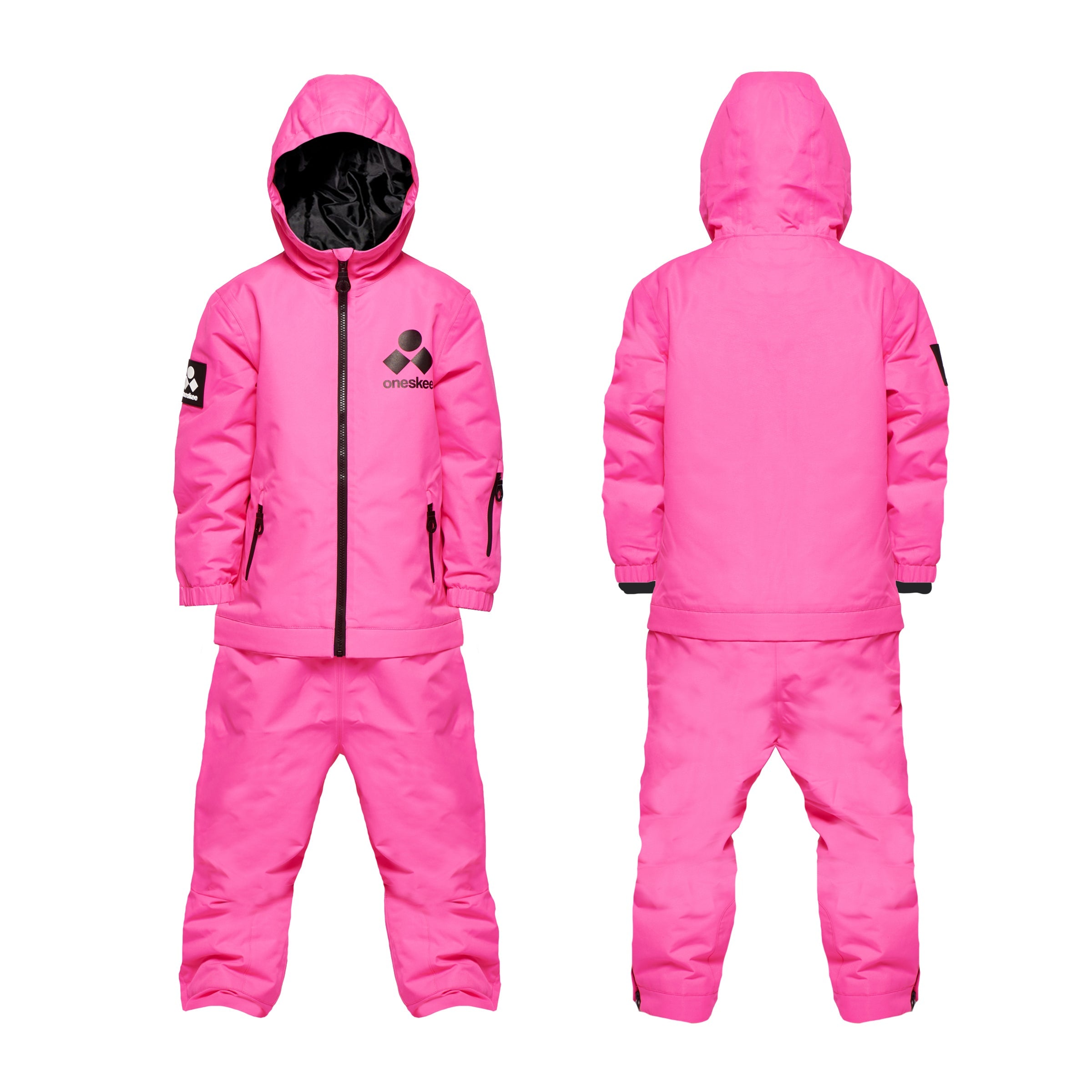 Pink snowboard/ski one outlet piece suit