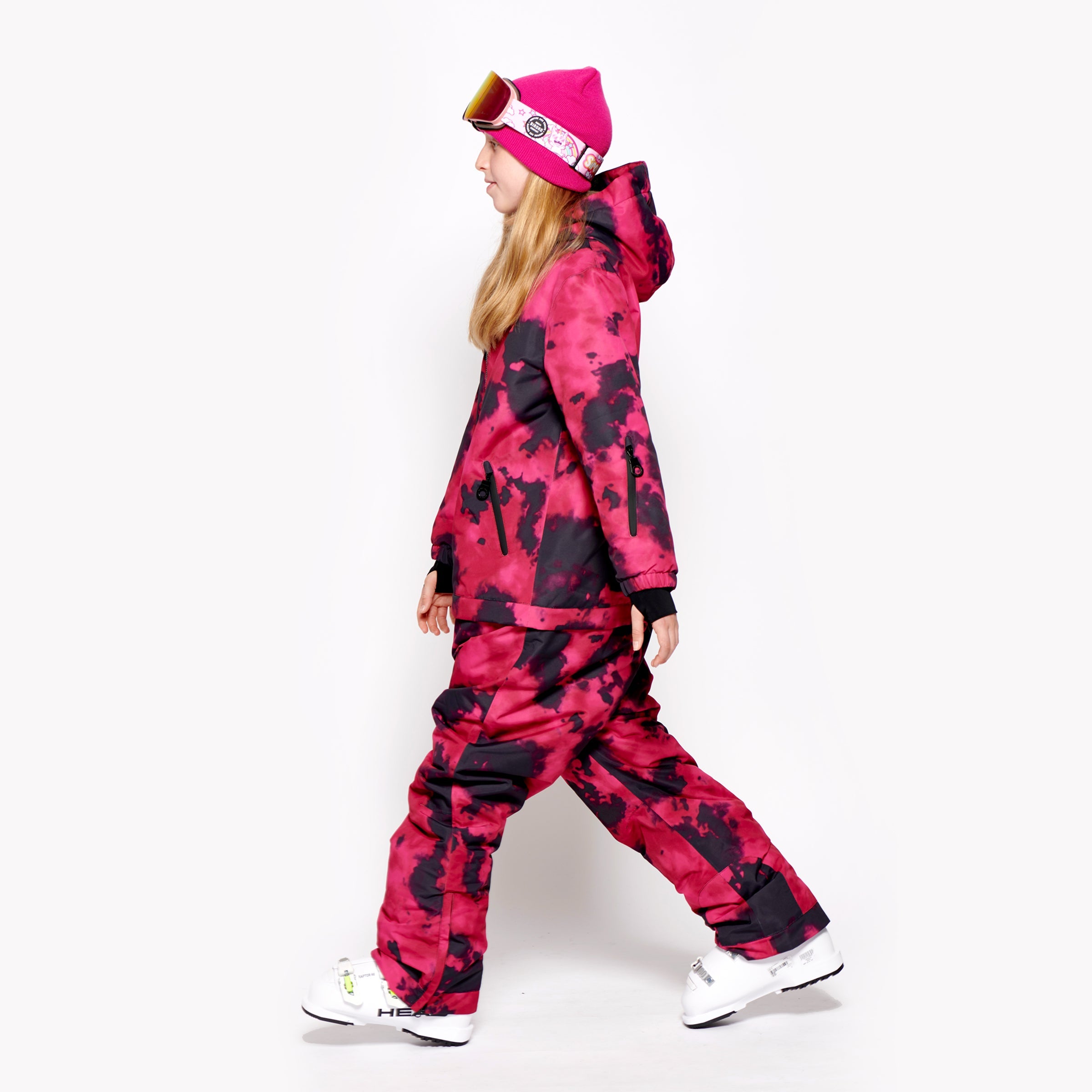 Kids 2-in-1 Snow Suit, Pink Tie Dye