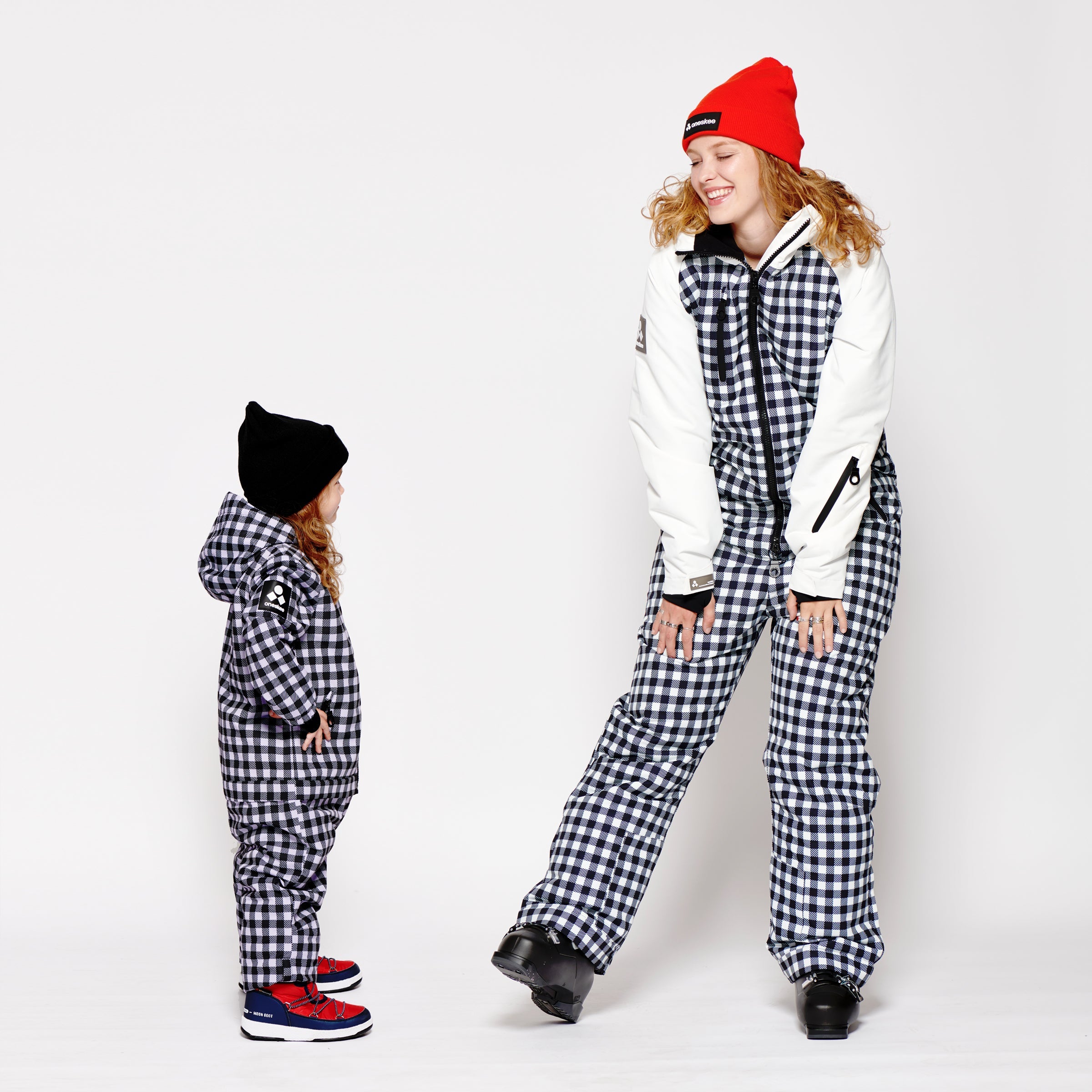 Kids 2-in-1 Snow Suit, Lilac Gingham