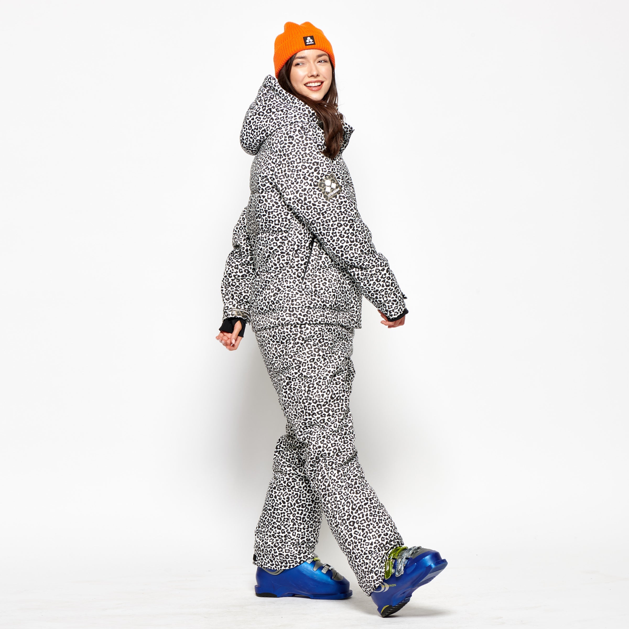 Women's 2-in-1 Snow Suit, Leopard