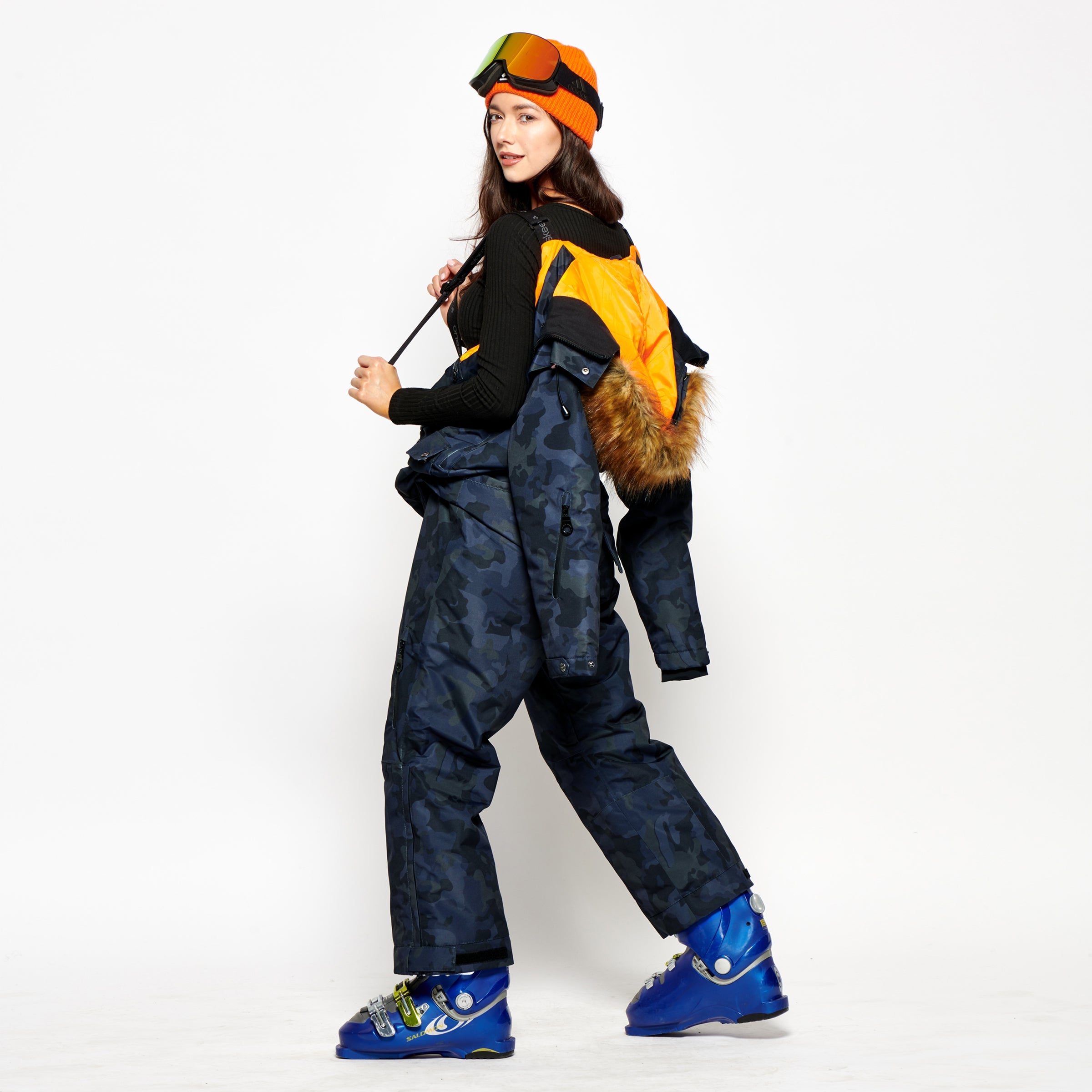 Women's 2-in-1 Snow Suit, Blue Camo